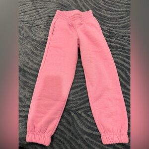 Girls pink FOX sweatpants